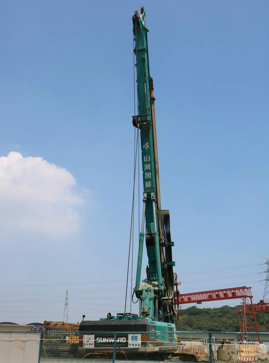 强悍体现赢青睐！永利集团官网智能360H旋挖钻助力南京312国道改扩建