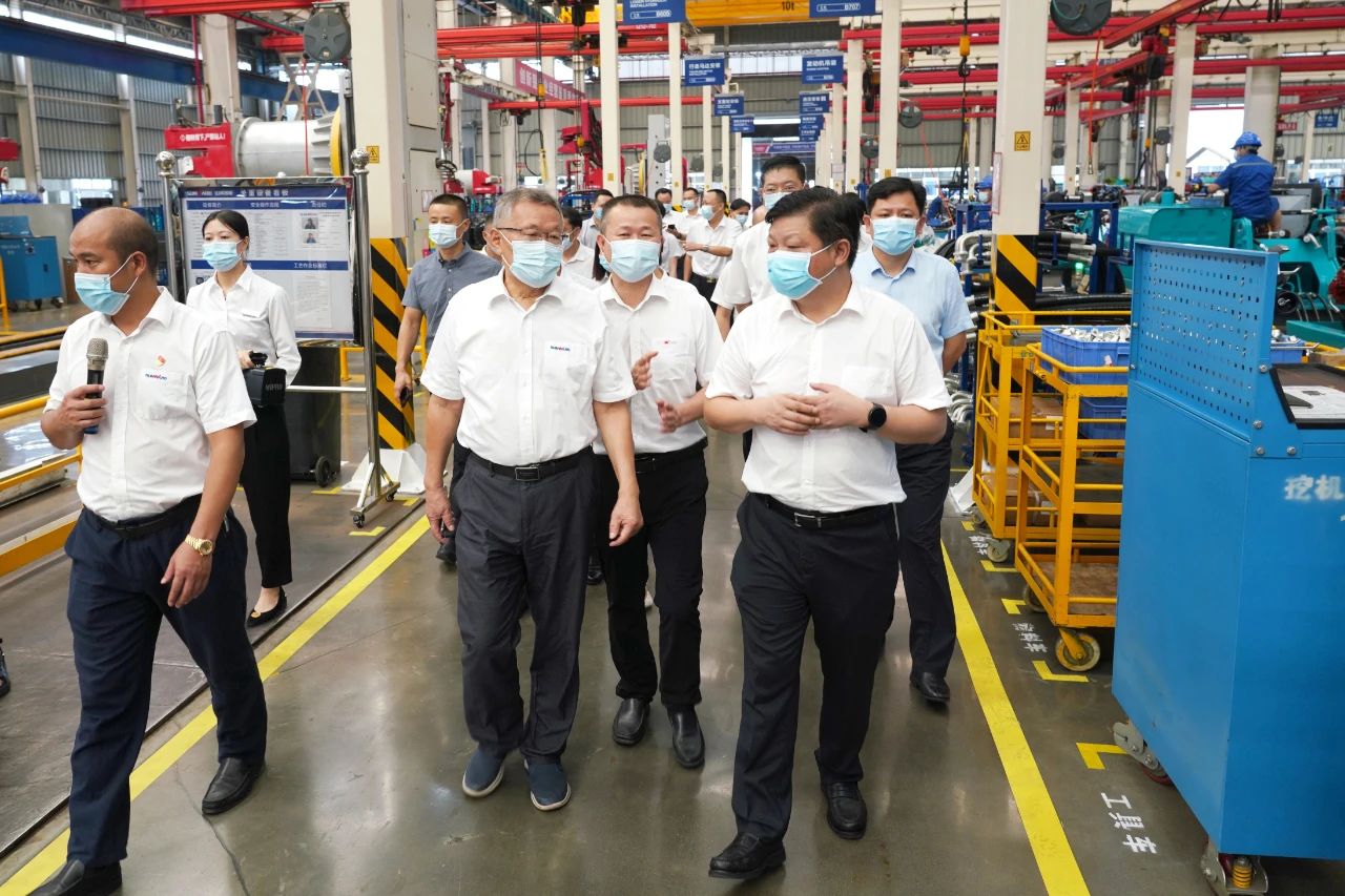 长沙县委书记付旭明调研永利集团官网智能