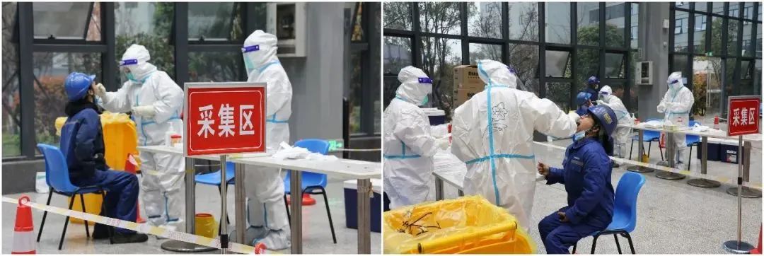 抗疫先锋在行动！永利集团官网智能自愿者助力核酸采样