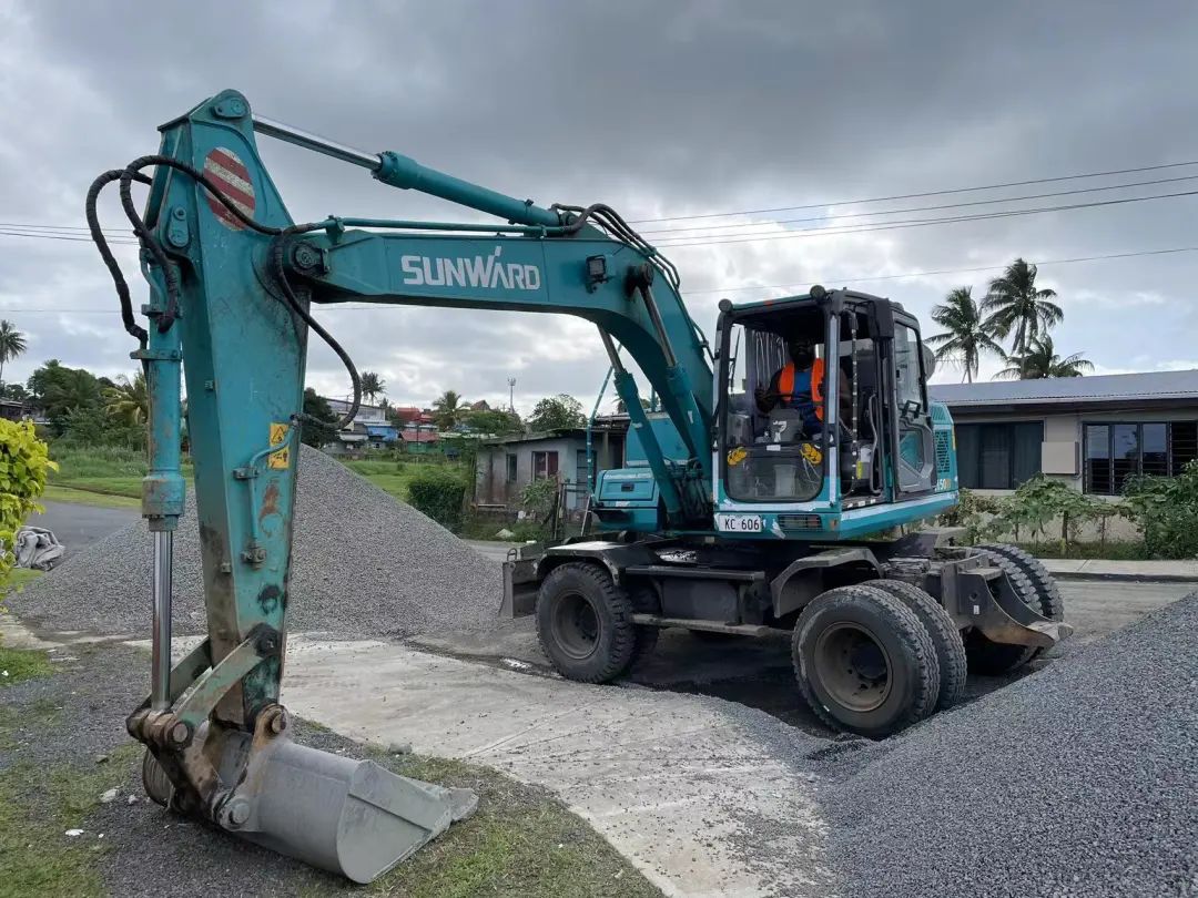 “永利集团官网绿”迈向南太平洋岛，，，永利集团官网智能轮挖助力斐济基础设施建设