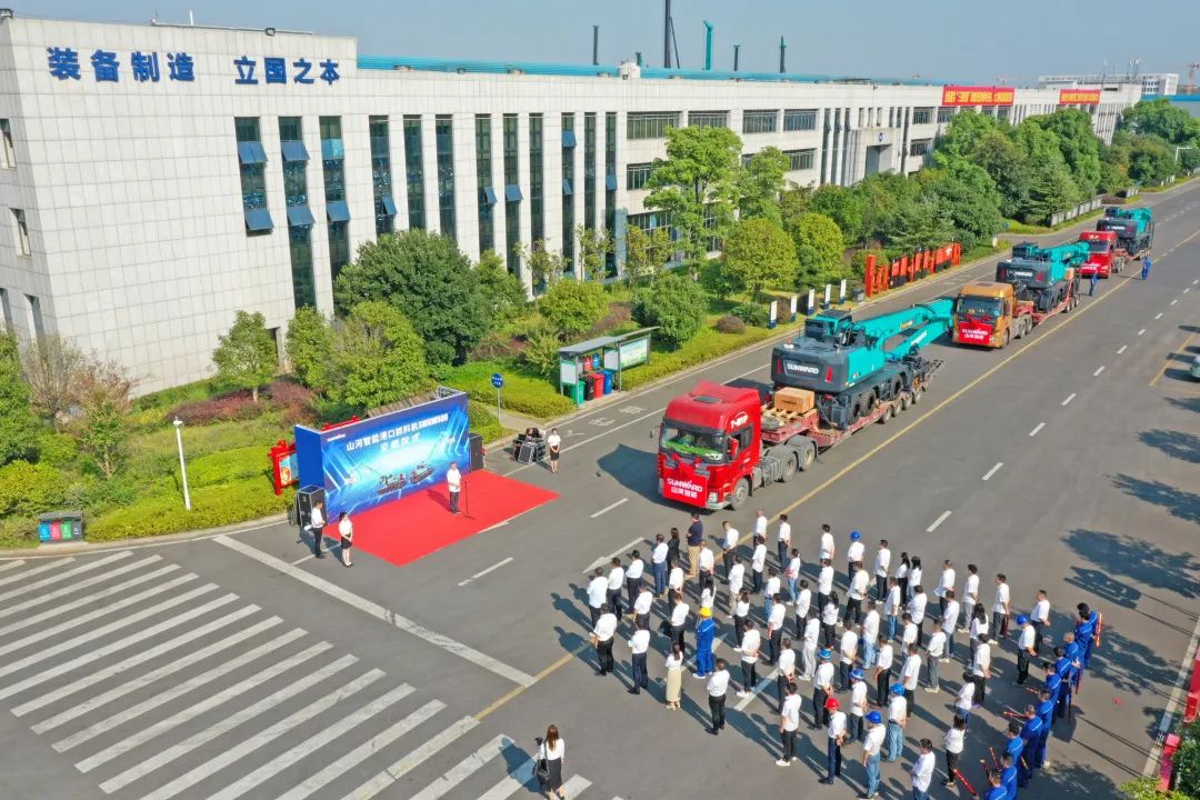 携手山东汇诚助力我国口岸建设！永利集团官网智能口岸抓料机乐成批量交付