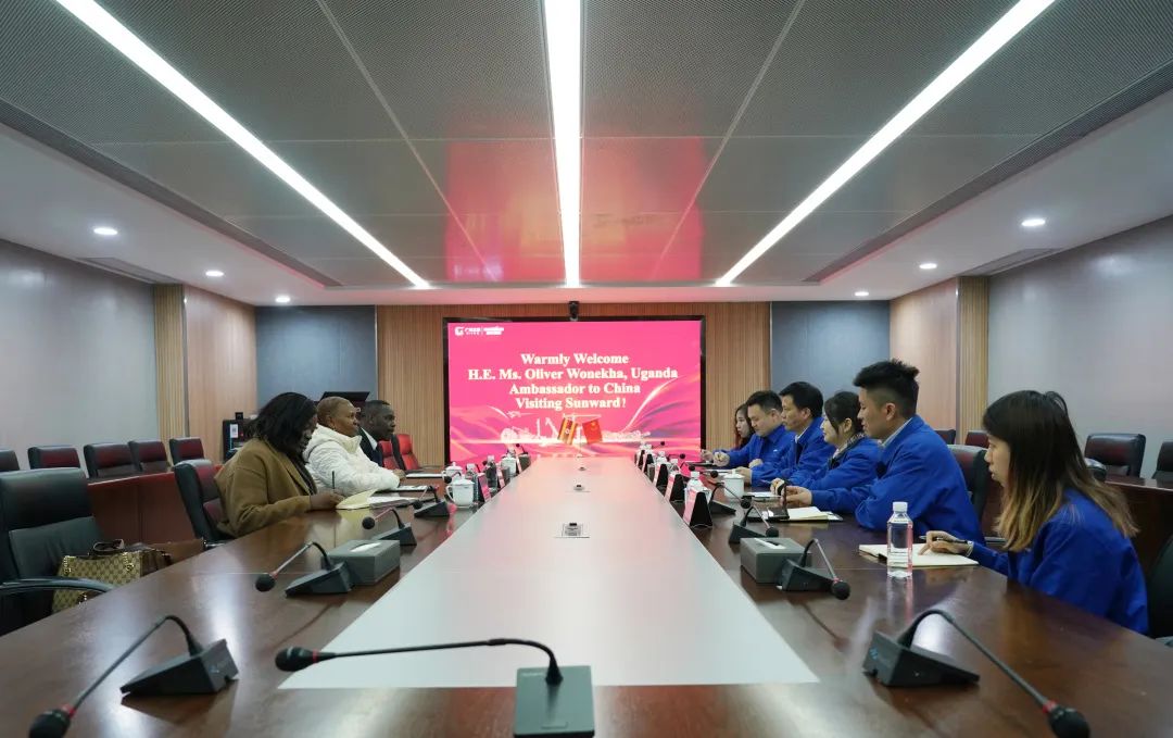 乌干达驻华大使到访永利集团官网智能
