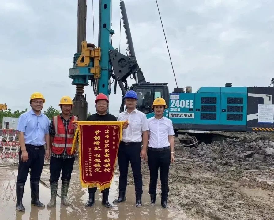 “零故障”“低能耗”！永利集团官网智能增程式电动旋挖钻机惊艳首秀