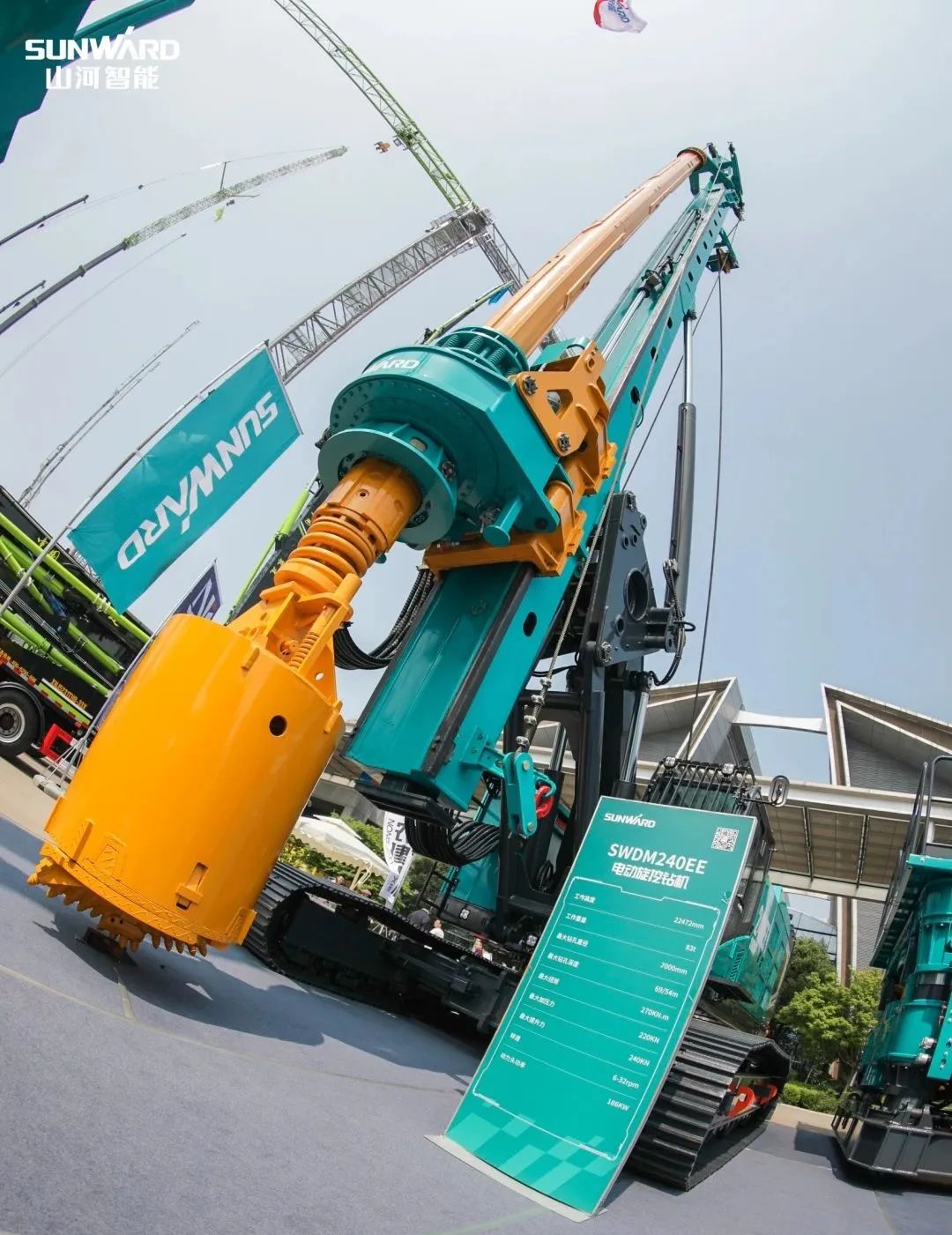 “零故障”“低能耗”！永利集团官网智能增程式电动旋挖钻机惊艳首秀