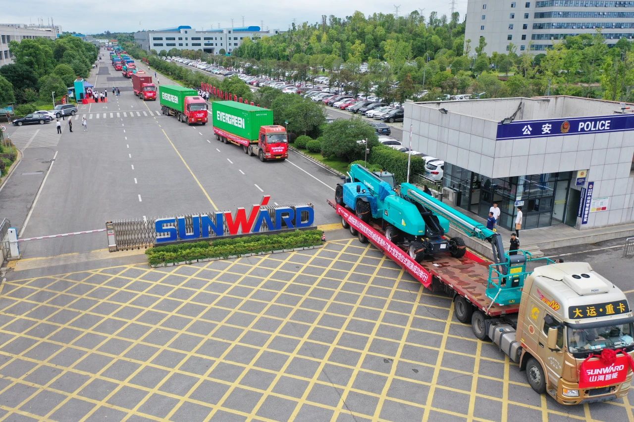 深化全球结构，，，加速出海程序！永利集团官网智能高空机械装备外洋订单大型发货仪式圆满举行