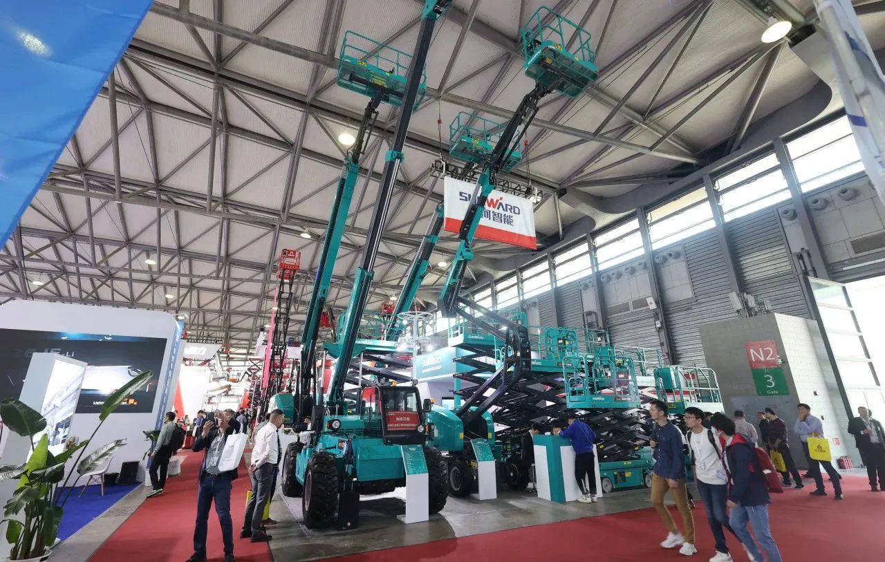 精品出击，，，，，，闪灼魔都！永利集团官网智能全系列高空机械亮相2023亚洲国际高空展