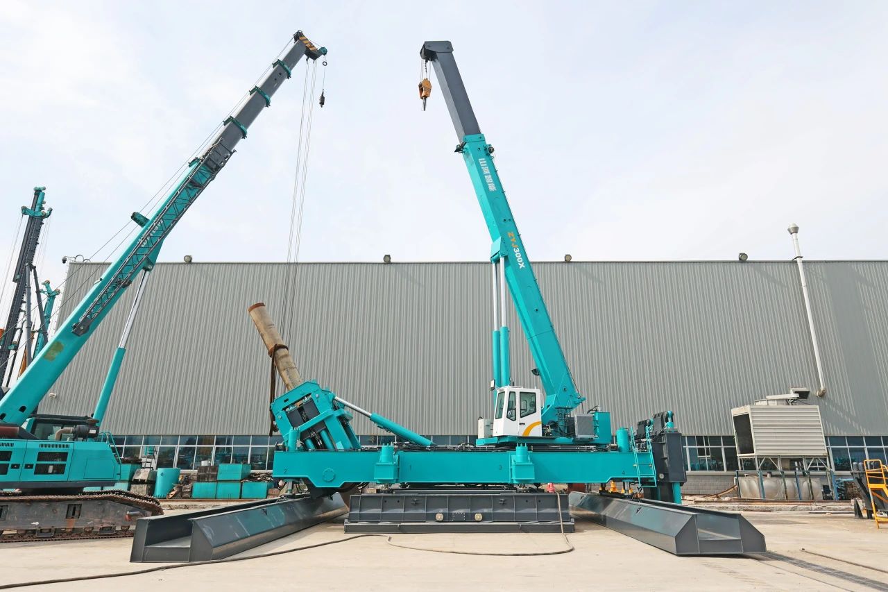 “永利集团官网绿”闪灼西子湖畔！永利集团官网智能ZYJ300X斜桩压桩机强势来袭