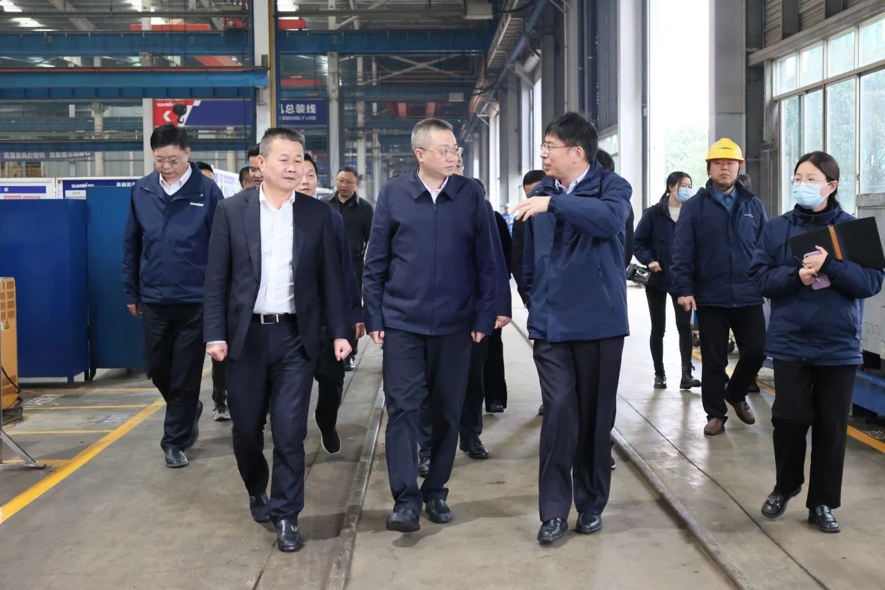 长沙市人民政府副市长康镇麟调研永利集团官网智能