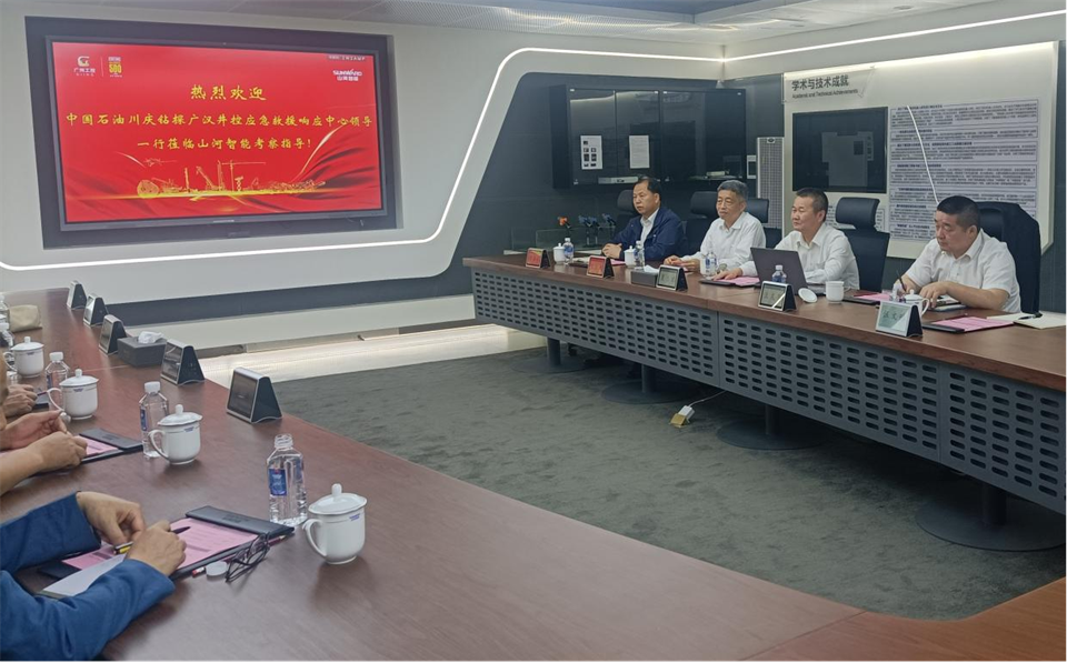 国家油气田井控应抢救援川庆队庞平一行调研永利集团官网智能