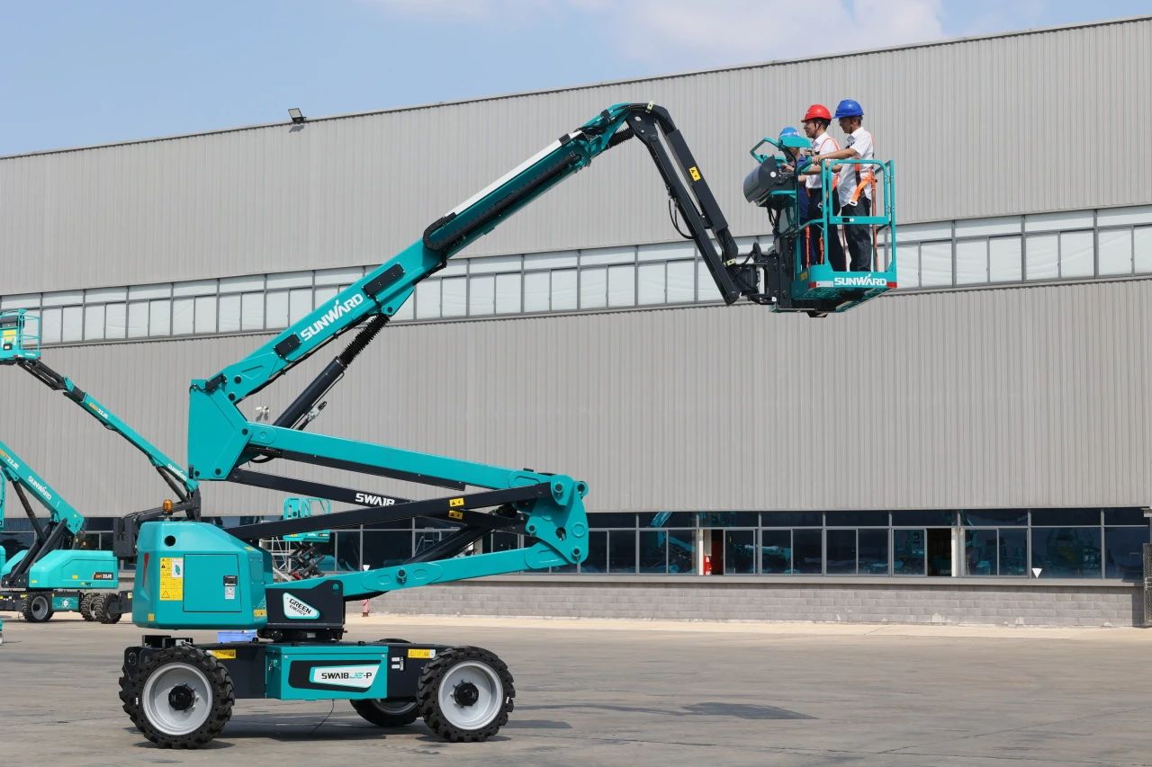 高可靠、高清静、高性能！永利集团官网智能新一代P系列电动臂式高空作业平台乐成下线