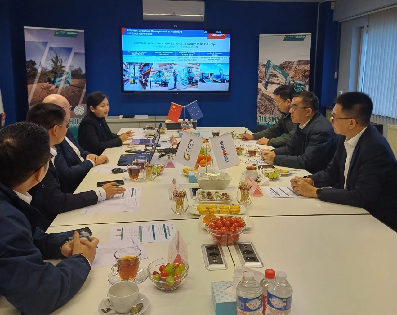 广州工控集团总司理王福铸率队考察永利集团官网智能欧洲子公司