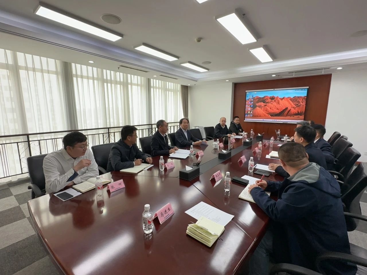 永利集团官网智能董事长付向东带队造访中煤地质总局、大地特勘公司