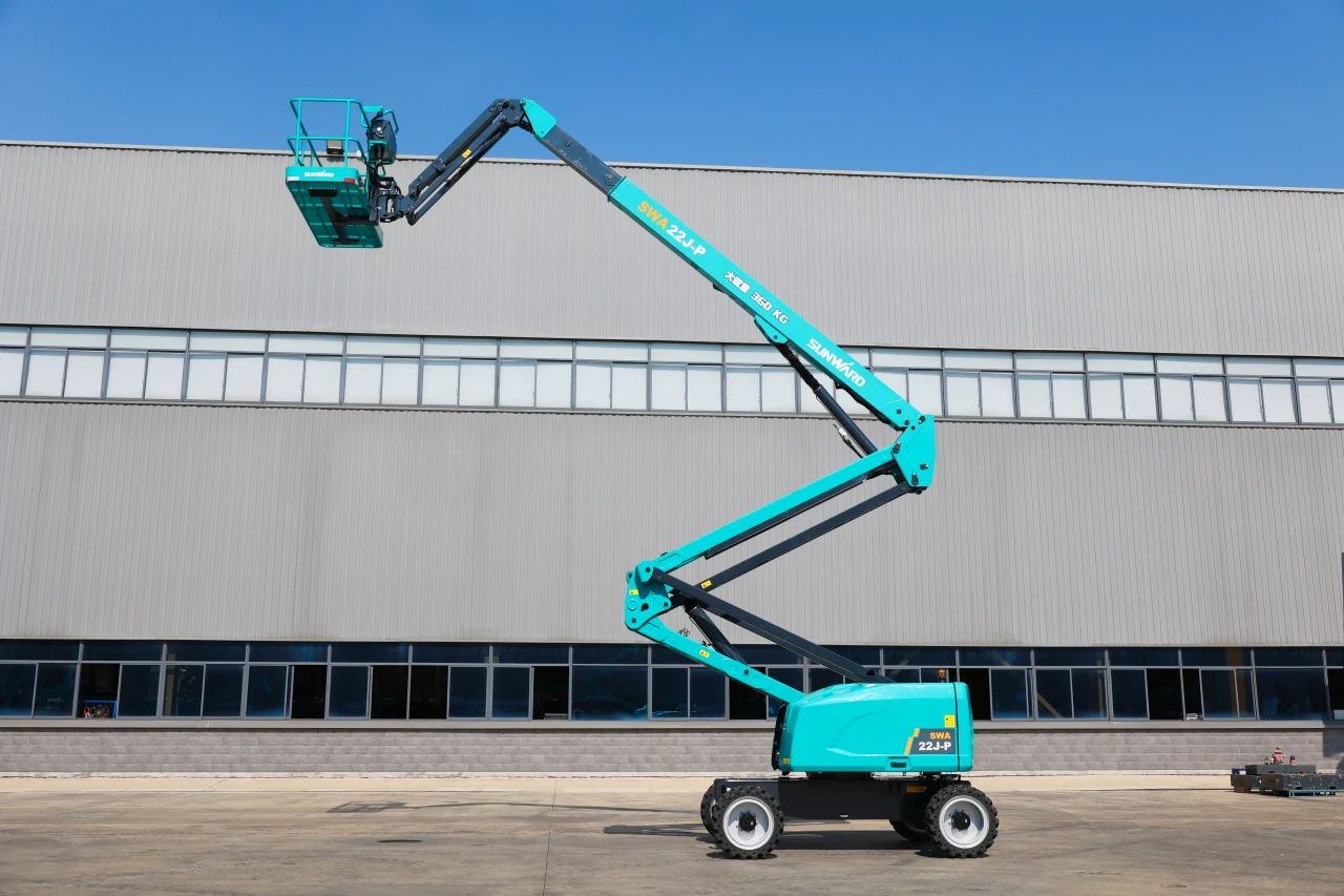 手艺新标杆！永利集团官网智能SWA22J-P柴动曲臂式高空作业平台下线！