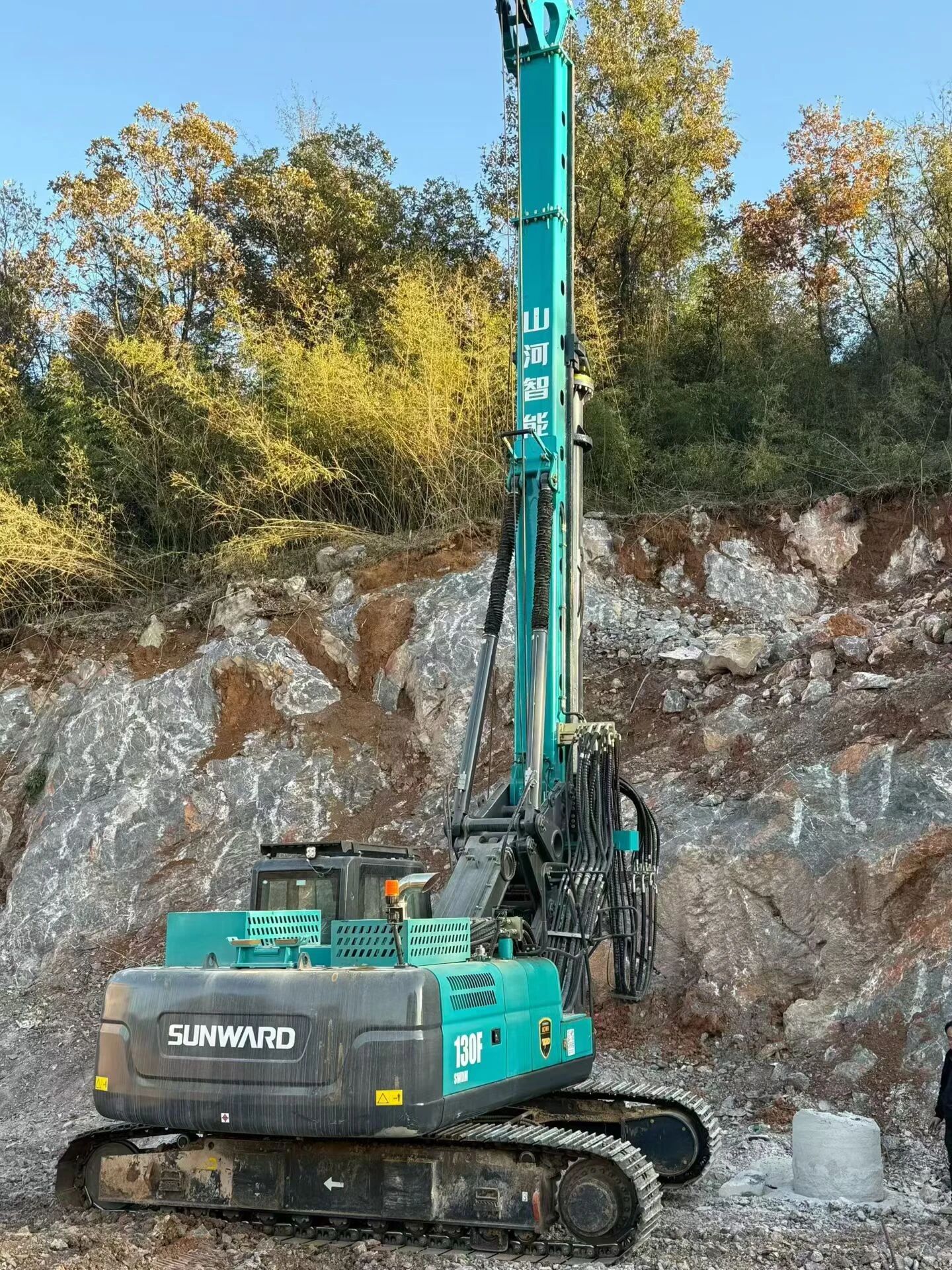 从国家重点工程到墟落安居建设，，，永利集团官网智能旋挖钻机实现跨场景继承